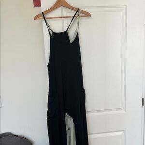 Black Strap Jumpsuit